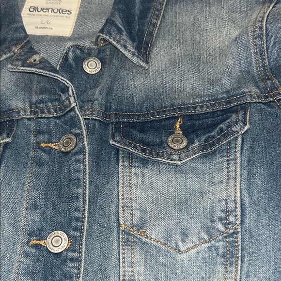 100% cotton Blue Denim Jean Jacket - Picture 4 of 5